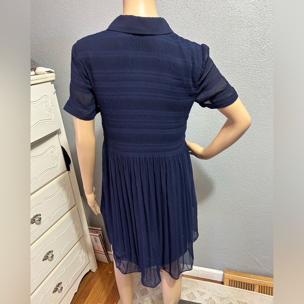 Diane Von Furstenberg Polina Pleated Mini dress size 4 - Picture 6 of 13